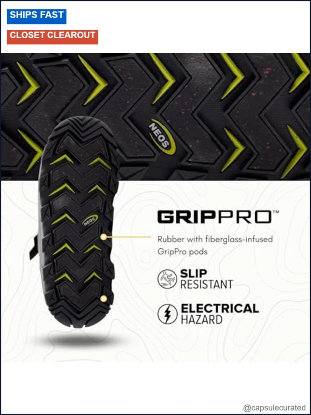 Waterproof Insulated Winter Overshoe Slip-Resistant Work Boot Cover -20°F